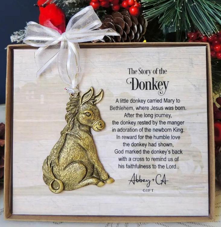785525320719 Story Of The Donkey (Ornament)