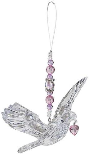 065810036441 Hanging Dove With Cross (Ornament)