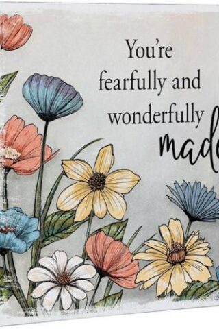 096069281566 Youre Fearfully And Wonderfully Made Square Sitter