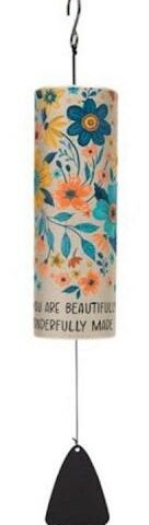 096069652731 Wonderfully Made Mini Cylinder Sonnet Windchime