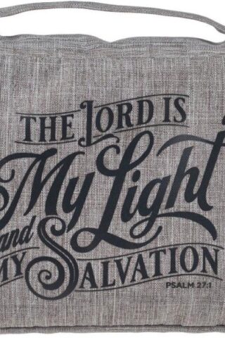 1220000320192 Poly-canvas Bible Cover for Men & Women: The Lord is My Light - Psalm 27:1 Inspi