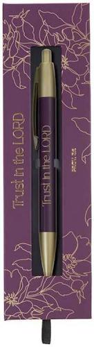 1220000324497 Trust In The Lord Purple Gift Pen Proverbs 3:5