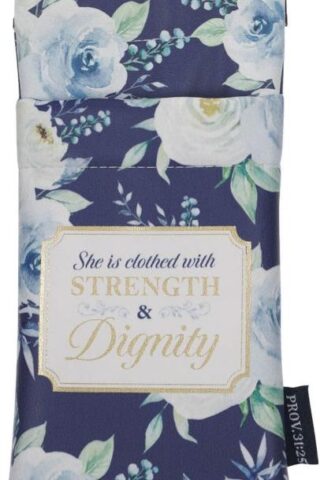 1220000325180 Premium Vegan Leather Protective Eyeglass & Sunglasses Case for Women: Strength