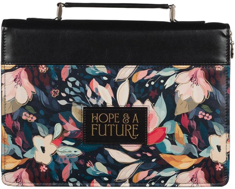 1220000326330 Fashion Vegan Leather Bible Cover for Women: Hope and a Future Inspirational Bib