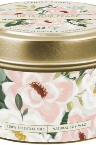 1220000328365 All Natural Soy Wax Scented Candle for Women: Peace Inspirational Scripture