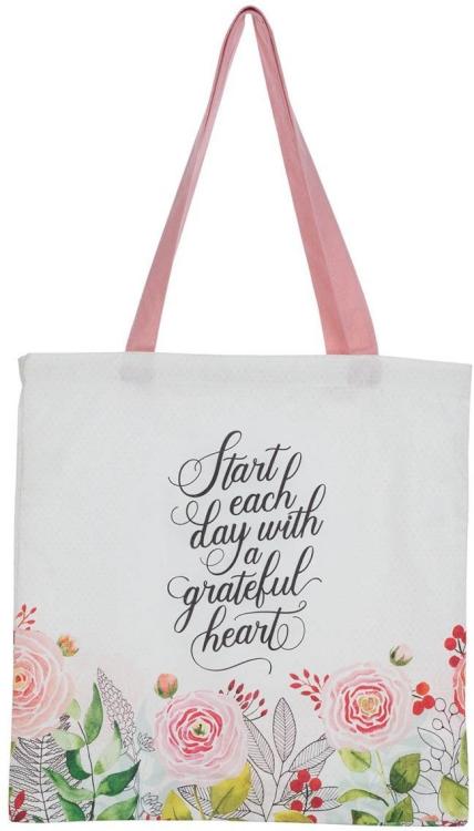 1220000371064 With Love Inspirational Women's Fashion Tote Bag: Start Each Day with a Grateful