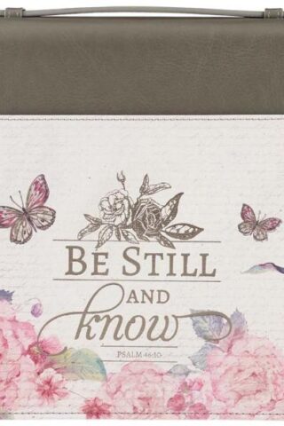 6006937149854 Women's Fashion Bible Cover Be Still And Know Psalm 46:10