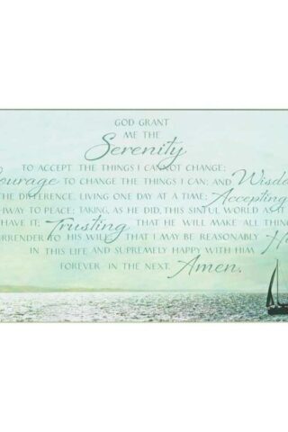 603799319904 Serenity Prayer Plock (Plaque)