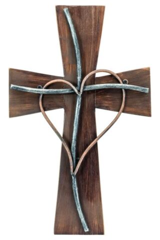 603799362139 Wood And Metal Cross