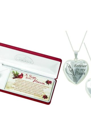 603799403399 Cardinal Heart Locket