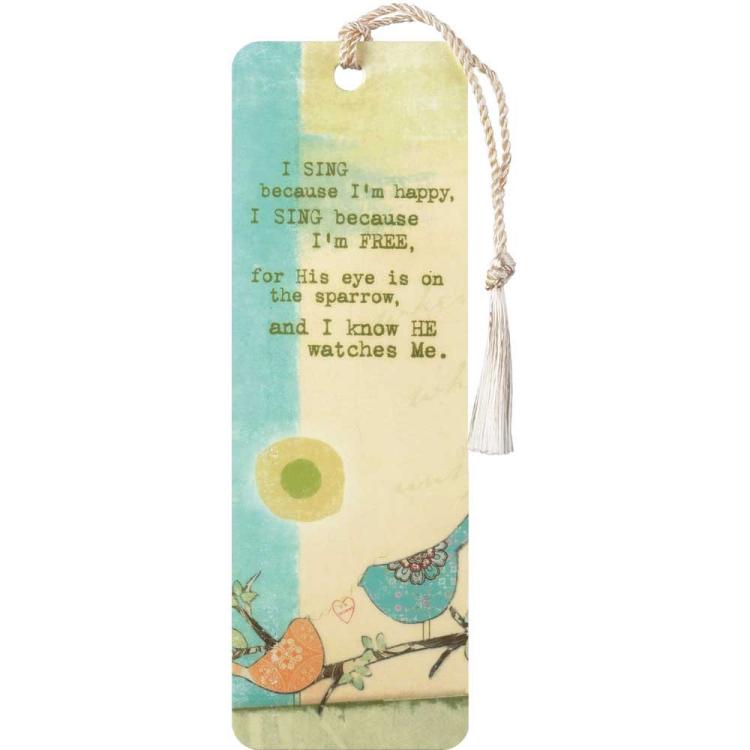 603799422451 His Eye Is On The Sparrow Tassel Bookmark
