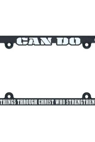 603799584838 Can Do All Things License Frame