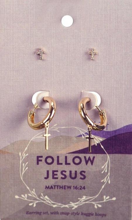 612978591512 Grace And Truth Follow Me (Earring)