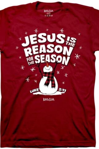 612978656075 Kerusso Kids Jesus Is The Reason Snowman (Small T-Shirt)