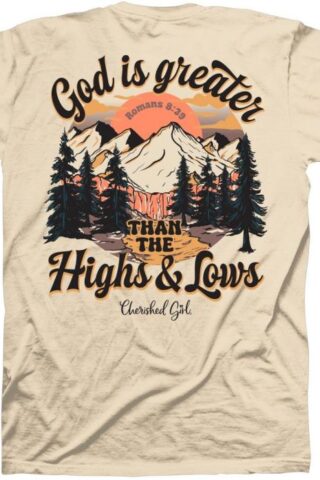 612978656112 Cherished Girl God Is Greater (Medium T-Shirt)