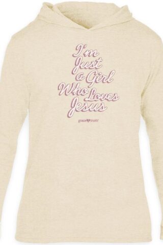 612978657027 Grace And Truth Just A Girl Hooded (Large T-Shirt)
