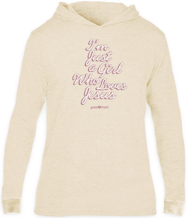 612978657034 Grace And Truth Just A Girl Hooded (XL T-Shirt)