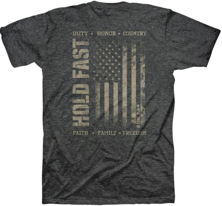 612978657072 Hold Fast Duty And Honor (Large T-Shirt)