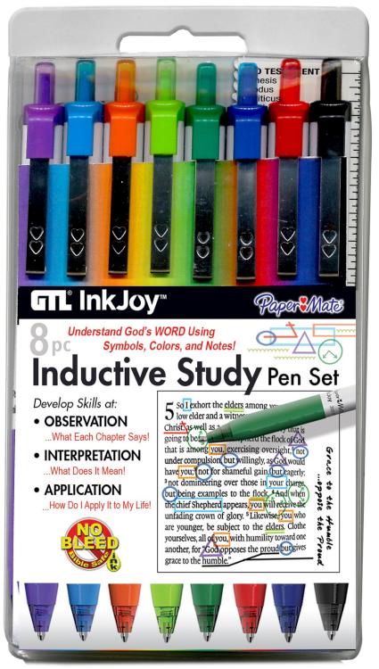 634989639809 InkJoy Inductive Bible Study Kit
