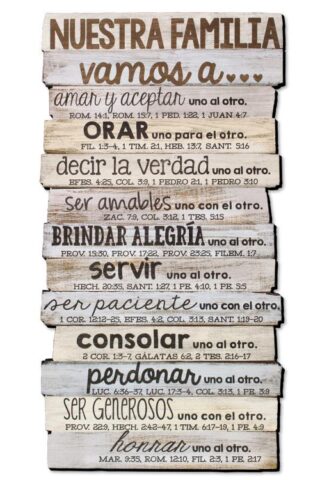 667665178842 Our Family Stacked Wood (Plaque)