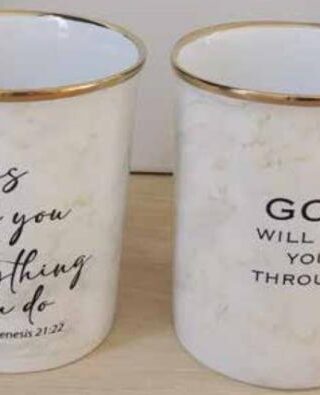 785525319010 God Is With You Decal Metallic Mug