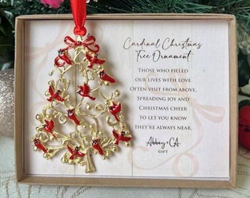 785525320504 Cardinal Christmas Tree Ornament