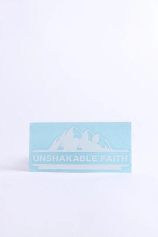 788200886302 Unshakable Faith Vinyl Decal (Bumper Sticker)