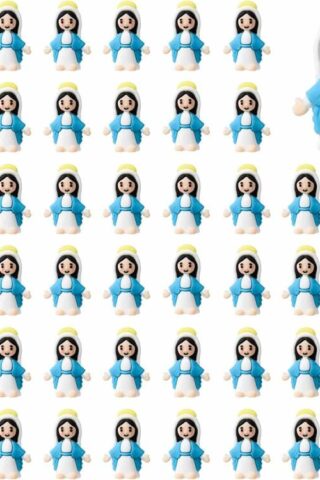 796745003009 Mini Mary Figurines 25 Pack