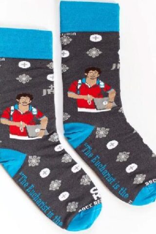 855524008816 Saint Carlo Acutis Eucharist Socks
