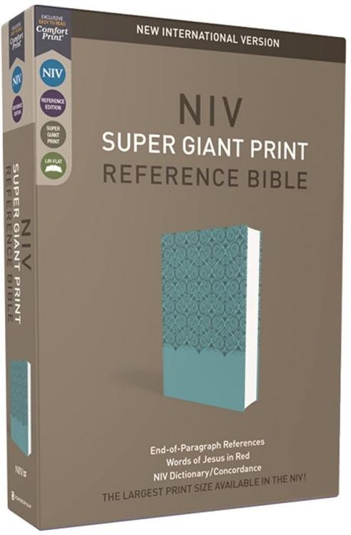 9780310449386 Super Giant Print Reference Bible Comfort Print