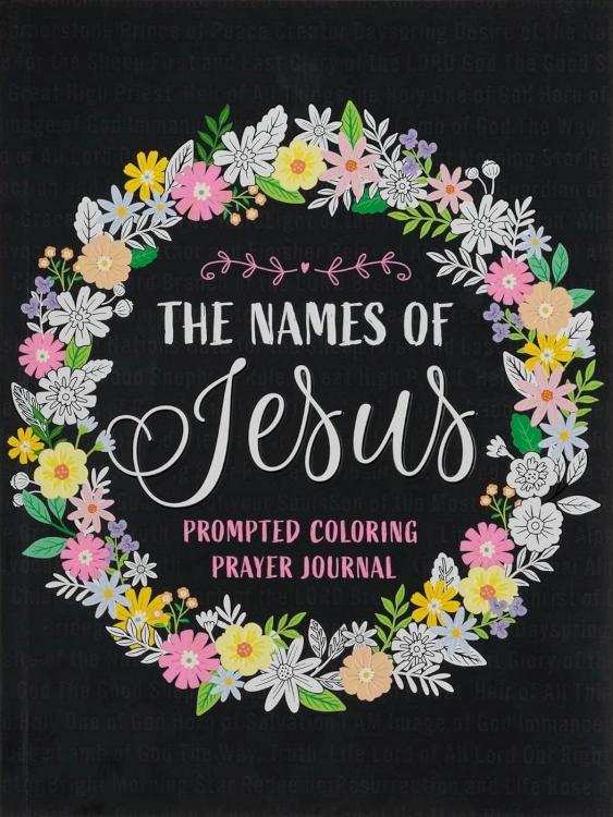 9780638002256 The Names of Jesus Prompted Coloring Prayer Journal for Teens and Adults