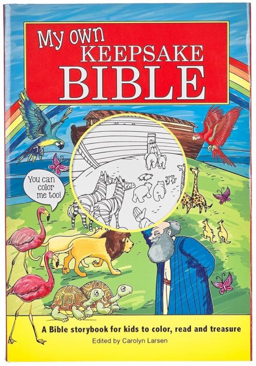 9781432115814 My Own Keepsake Bible: A Kids Bible Storybook to Color