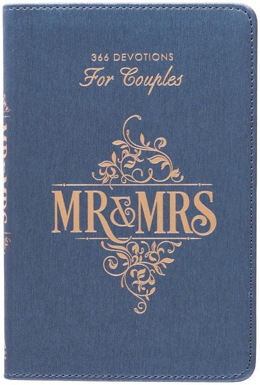 9781432118860 Mr. & Mrs. 366 Devotions for Couples Enrich Your Marriage and Relationship Blue