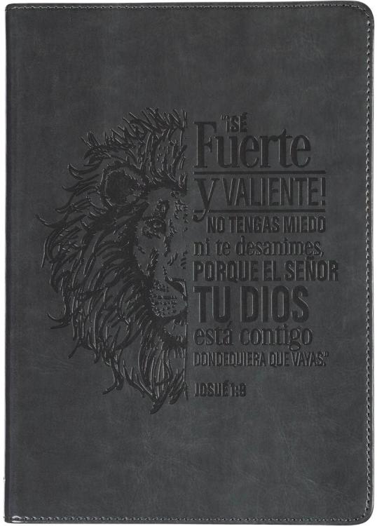 9781639522873 Scripture Journal in Spanish: Diario Clásico Cierre Gris Sé Fuerte Jos. 1:9