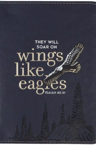 9781642729634 Classic Handy-sized Journal Wings Like Eagles Isaiah 40:11 Bible Verse Inspirati