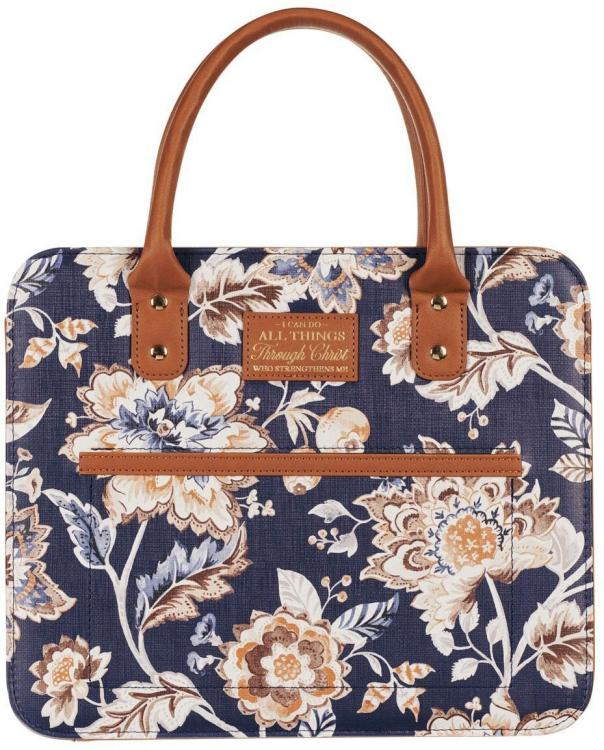 1220000324077 Fashion Vegan Leather Purse Style Bible Cover Case for Women: All Things Through