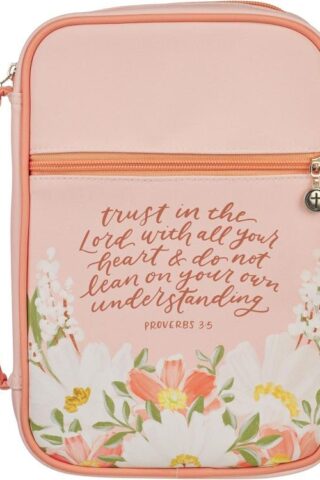 1220000721357 Premium Vegan Leather Inspirational Bible Cover for Women: Trust in the Lord Enc