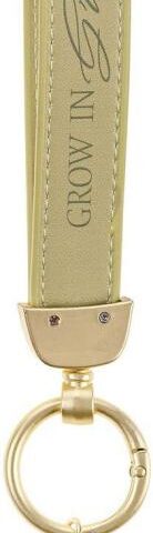 1220000722392 Novelty Inspirational Scripture Vegan Leather Split Metal Keychain for Women: Gr