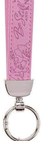 1220000722415 Novelty Inspirational Scripture Vegan Leather Split Metal Keychain for Women: Be