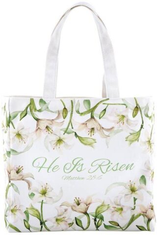 195002553880 He Is Risen Matthew 28:6 Tote