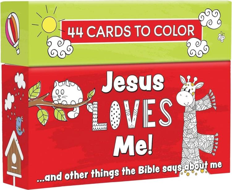 6006937167650 Jesus Loves Me: Scripture Verse Cards to Color and Share for Kids Ages 5-8