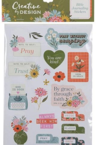 6006937176720 Multicolor Inspirational Scripture Bible Journaling Sticker Sheet Set for Women