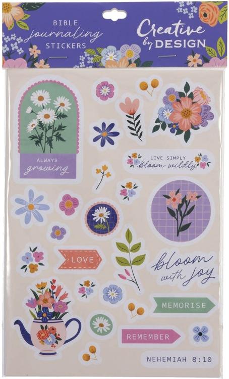 6006937177192 Multicolor Inspirational Scripture Bible Journaling Sticker Sheet Set for Women