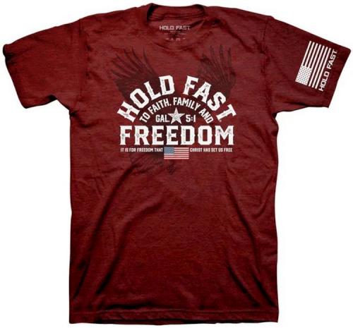 612978645284 Hold Fast Freedom Eagle Crest (XL T-Shirt)