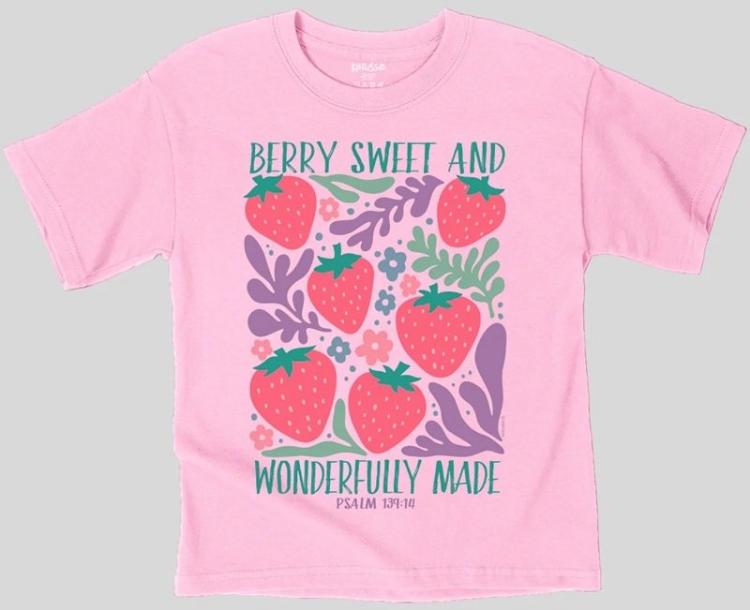 612978661727 Kerusso Kidz Strawberries (Medium T-Shirt)